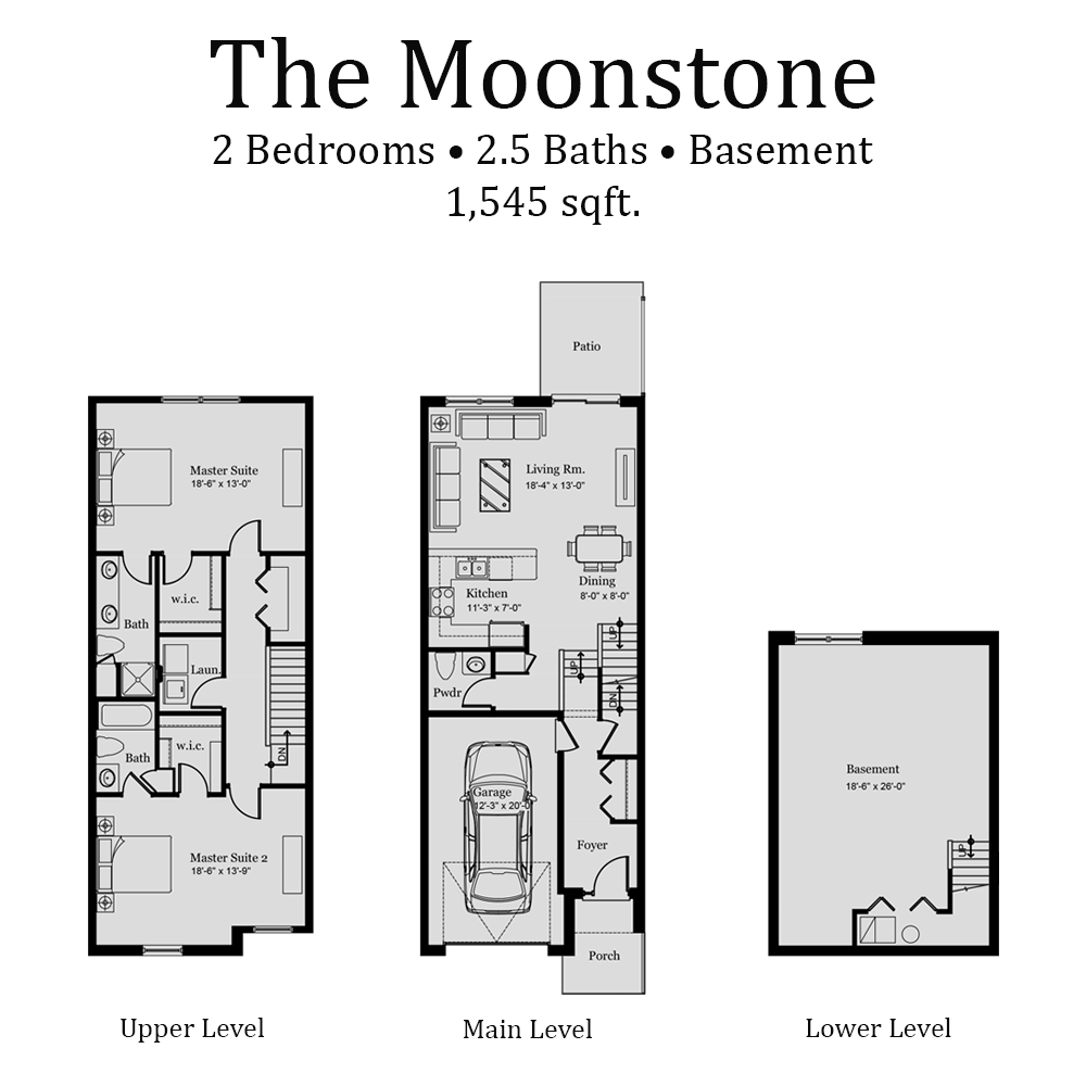Baldwin Square Townhouse Floorplan